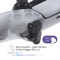 Pièces de rechange pour joystick EXtremeRate, kits de déclenchement rapide pour manette PS5 BDM-010/020, boutons d'épaule et boutons frontaux