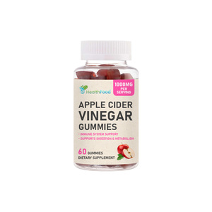 High Grade Apple Cider Vinegar Slimming Gummie Formulated to Support Weight Control Gut Health Detox and Cleanse <b>Supplement</b> - Product Image 1