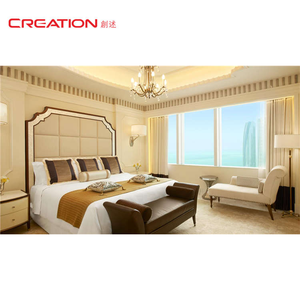 호텔 침실 가구 사업 프로젝트 원스톱 솔루션 인테리어 데코레이션 호텔 룸 세트 소파 침대 테이블 및 캐비닛 - Product Image 6