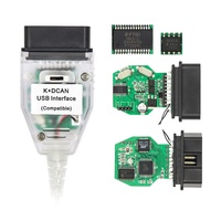 Cable de Diagnóstico para Automóviles con Interfaz USB OBD2 K DCAN, Herramienta de Escaneo Automotriz para BM K DCAN con Interruptor