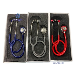 Estetoscopio médico de acero inoxidable, estetoscopio de doble cabeza - Product Image 6