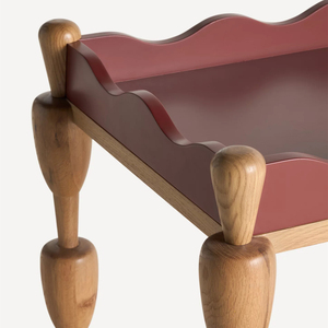 <span class=keywords><strong>Console</strong></span> en chêne moderne, bandes de retenue ondulées, tables à pieds en bois à quatre chariots, adaptées aux salons, salles à manger, bars à la maison