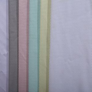 Tela de malla cuadrada suave de poliéster fino 100% de 110 g/m² con alta elasticidad, material de malla de alta resistencia para forro de bolsos, con trama hexagonal y memoria para coche. - Product Image 2
