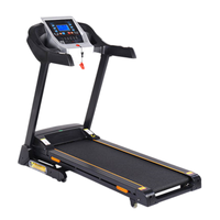 Moteur DC puissant de 2,0 ch, machine d'entraînement professionnelle, 12 programmes de fitness, tapis roulant électrique pour entraînement en intérieur