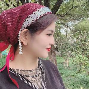 Wholesale New Solid Color Two-Piece Set Muslim Women's Undercap Tube Cap Chiffon Shawl - Product Image 1