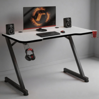 Bureau de jeu pour ordinateur certifié par l'usine OEM, vente chaude, tables de jeu pour joueurs avec porte-gobelet