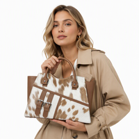 Sac fourre-tout vintage sur mesure, nouvelle collection 2026, vente en gros d'usine, sac à main de luxe grande capacité pour femme, idéal pour les trajets quotidiens, OEM