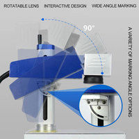 SHANDONG JM usine directement vente petite taille machine de marquage laser à fibre 20w 30w peut plier machine laser machine d'impression laser