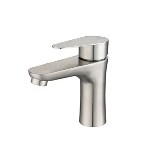 Hot And Cold Water Bathroom Water Tap Mixer Lavator Basin Faucet For Hotel Single Lever Basin Faucet