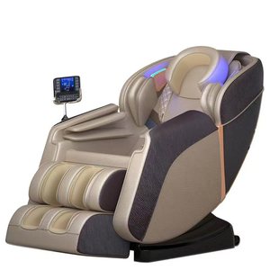 Massage Chair Full Body Zero Gravity Electric With <b>Remote</b> Control Home Use Beige Color 132X75X110CM Railless Multi Point Massage - Product Image 1