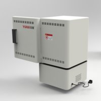 Four de fusion électrique YIRUI avec alarme de température pour protection de sécurité, four de laboratoire fiable pour la fusion du verre et les tests de pierres, 1200 MF-2.5-10L