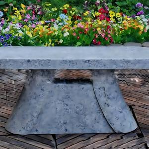 Banco <span class=keywords><strong>de</strong></span> jardín moderno <span class=keywords><strong>de</strong></span> granito sin respaldo al por mayor, duradero para jardín y parque - Product Image 1