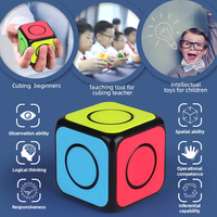 QiYi Magnet Infinity Magic Anti Stress Beans Rotating Fidget Magic Cubes Customized Fidget Puzzle Spinner Magic Cube Finger Toys