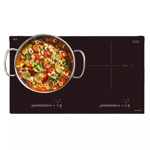 Placa de Inducción de Alta Calidad con Certificación CE, Dos Zonas, 22V, OEM, Empotrable/Sobremesa, Eléctrica, Segura para el Hogar - Product Image 1