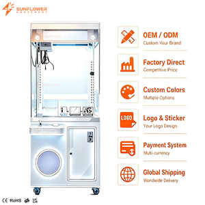 Macchina <span class=keywords><strong>Acchiappagiochi</strong></span> da Interno con Luci Colorate e Ruote Mobili, Distributore Automatico di Giocattoli, Vendita all'Ingrosso per Fabbriche di Attrezzature per Divertimento - Product Image 2