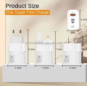3-Port USB-A/<b>C</b>/L PD QC Fast Charging Adapter for Camera Phone Earphone with Charging for iPhone 14 15 16 17 - Product Image 6