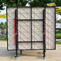 SP Table de tennis de table mobile pliante Table de ping-pong pliable durable et étanche pour l'extérieur