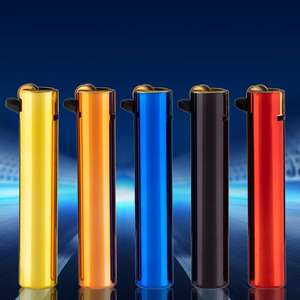 Encendedor de Metal Personalizado de Alta Calidad, Recargable con Butano, Resistente al Viento, con Funda de Cuero, Encendedor de Bolsillo para Cigarrillos - Product Image 6