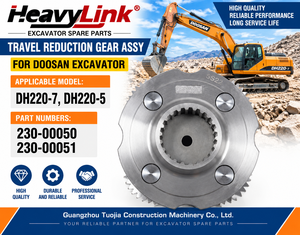 Ensemble d'engrenages de réducteur de translation pour excavatrice Doosan DH220-7 DH220-5, référence 230-00050 230-00051 - Product Image 3