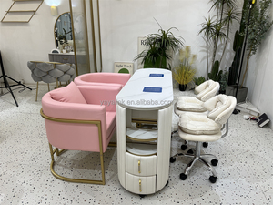 Table de manucure professionnelle de luxe légère pour salon de beauté - Product Image 3