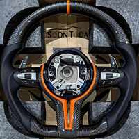 Volant sport en fibre de carbone personnalisé pour BMW F30 F20 2013 550i F10 F34 F32 F36 F80 E90 E70 E80 X3 X4 X5 M3 M4 M5 M6