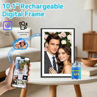 Cadre photo numérique Wi-Fi 10,1 pouces avec écran tactile IPS HD 1280 * 800, lecture de musique/vidéo