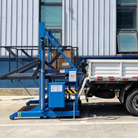 Plateforme de chargement hydraulique mobile compacte 1600x2000mm 2 tonnes pour déchargement de camions