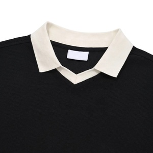 Customizable Pattern Design Short-Sleeved T-Shirt High Quality Fashion Forward Casual Fit Black White 100% Cotton T-shirt - Product Image 3
