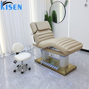 KISEN Cosmetic Beauty Salon Headspa Eyelash <b>Table</b> 4 Motor Massage Professionnel Portable Facial Spa <b>Electric</b> Massage <b>Tables</b> Bed - Product Image 5