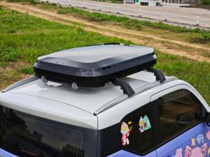 Barres de toit universelles en plastique ABS rigide pour SUV, design sport, double ouverture latérale, fixation sur barre transversale, ajustement personnalisé - Product Image 3