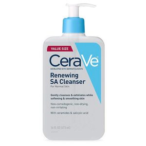 100% USA Renewing SA Cleanser 16 Oz Para Piel Normal Con Ácido Salicílico Y Ceramidas - Product Image 1
