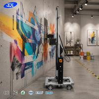 Nouvelle imprimante jet d'encre UV automatique 2-en-1 haute précision pour murs et sols, utilisation intérieure/extérieure, impression de factures et de murs, portable