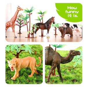 Juguetes al por Mayor, 33 Piezas <span class=keywords><strong>de</strong></span> Figuras <span class=keywords><strong>de</strong></span> <span class=keywords><strong>Animales</strong></span> <span class=keywords><strong>de</strong></span> Granja <span class=keywords><strong>Realistas</strong></span>, Huecas, Modelo Salvaje, <span class=keywords><strong>de</strong></span> Plástico, Venta al por Mayor - Product Image 3
