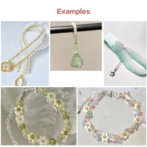Lot de 10g de perles cylindriques en verre antique œil de chat de haute qualité de 2,5 mm pour la fabrication artisanale de bracelets et colliers DIY - Product Image 2