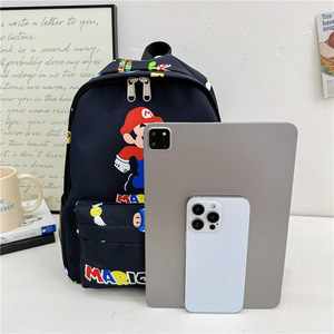 Điện thoại cốc nước schoolbag phim hoạt hình đáng yêu Marvel Spider Man Mario Quái Vật Ba lô chống mất lưu trữ trẻ em Túi Quà Tặng tùy chỉnh - Product Image 3