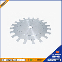 Table rotative d'indexage en aluminium CNC sur mesure OEM, usinée avec précision pour les systèmes d'automatisation industrielle