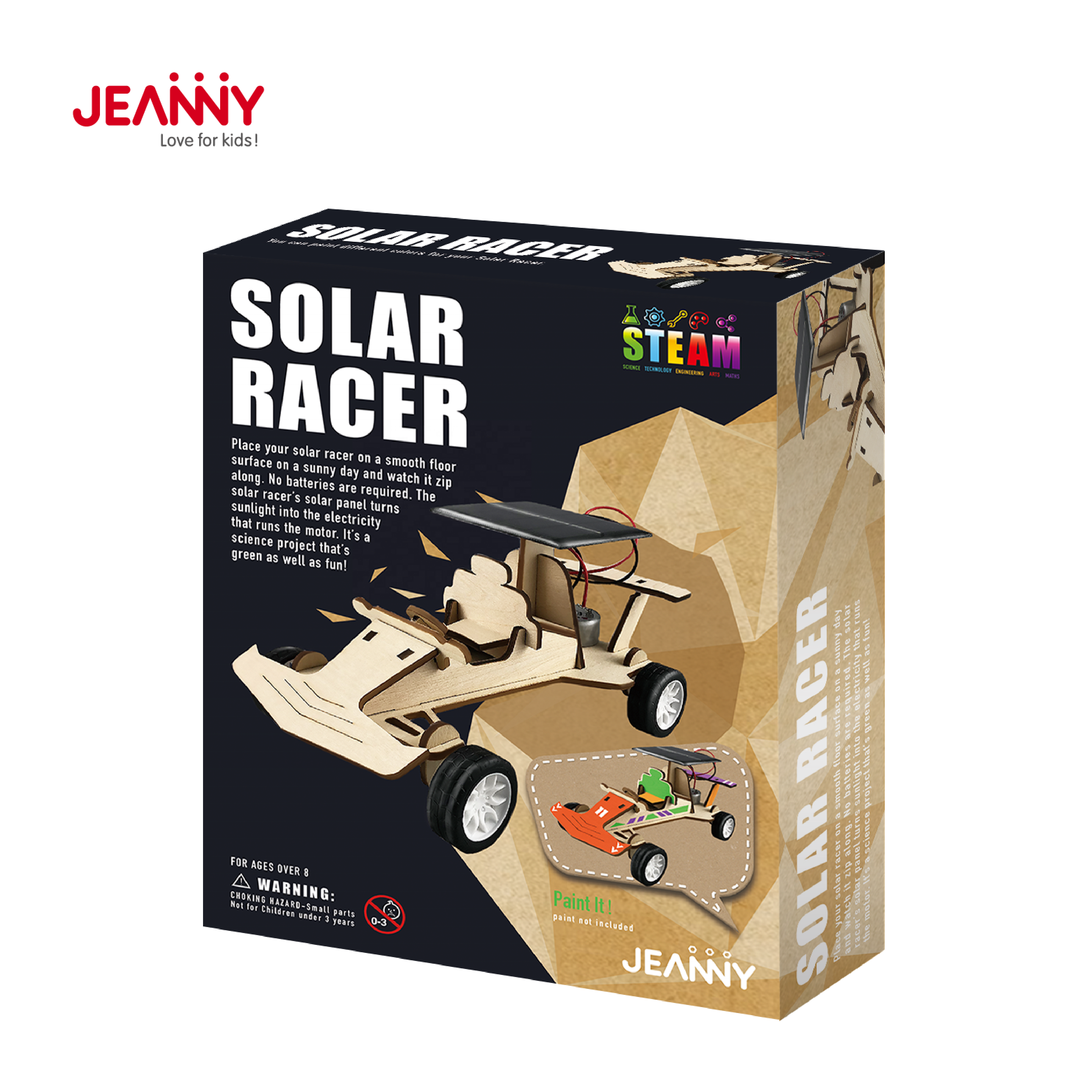 Высококлассные и по хорошей цене научные игрушки STEAM Solar Racer научные игрушки развивающий отличный подарок с солнечной батареей для детей и подростков