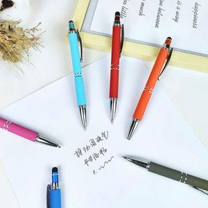 Nuevos Bolígrafos Personalizados Multicolor al por Mayor con Logotipo Impreso, Bolígrafo de Metal con Punta de Goma Suave y Función Táctil - Product Image 3