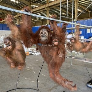 Modelo de Familia de Orangutanes Animatrónicos Realistas de Tamaño Natural para Parques de Jungla - Product Image 4