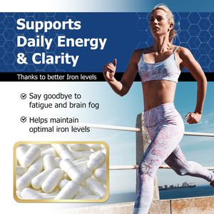 Cápsulas de Hierro con Vitamina C Más Vendidas, Contienen Nutrientes Esenciales que Ayudan a Aumentar la Energía y la Producción Saludable de Glóbulos Rojos - Product Image 6