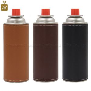 <b>Camping</b> <b>Gas</b> Canister Cover Velcro <b>Gas</b> Cylinder Tank Cover Protective <b>Gas</b> Tank Holder for BBQ - Product Image 2