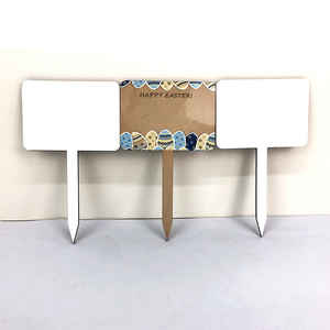 Maceta Transferencia de calor Letrero Bonsai Etiqueta Decorativa Madera Impreso Palos para la decoración del patio al aire libre - Product Image 2