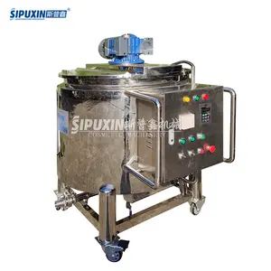 Guangzhou Sipuxin 100L Réservoir de stockage de savon liquide Réservoir de chauffage automatique