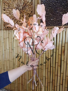 يونان الجملة المحفوظة الطبيعي 23in الكستناء أوراق الجافة الزفاف الديكور زهور مجففة الزفاف الذهب أوراق Salal يترك - Product Image 4