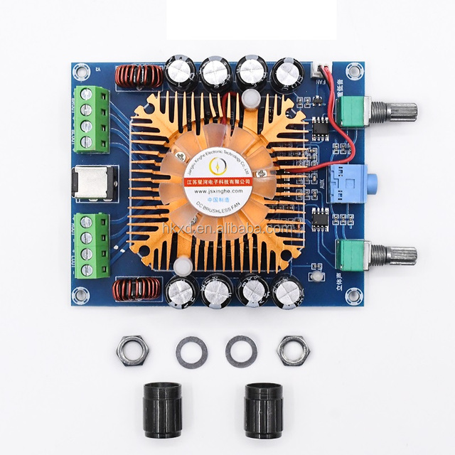 Module XH-A372 TDA7850 4 Channel 50W*4 HIFI Car stereo Audio Amplifier Board Subwoofer Amplifier Bass AMP Home Theater