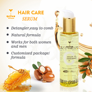 Sérum capillaire hydratant et brillant à l'huile d'argan et au miel, vitamine C, étiquette privée personnalisée OEM d'usine, pour extensions de cheveux, perruques endommagées - Product Image 2