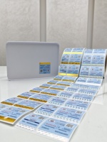 Étiquette holographique anti-contrefaçon à longueur illimitée pour la protection de la marque, personnalisable avec la conservation des données en double jeu