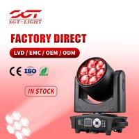 Projecteur de scène mobile Mini 7*40W RGBW Bee Eyes à contrôle ponctuel DMX512, idéal pour concerts, églises, châteaux, bars et événements nocturnes - Vente Flash