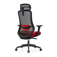 Chaise de Direction Ergonomique en Maille de Qualité avec Cadre en Nylon, Roulettes en PU Testées BIFMA, Accoudoirs 4D pour la Maison et le Bureau, Achat en Gros