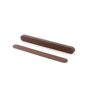 Lime à ongles en plastique marron mince, double face, grains 100/180 et 180/240, lavable, désinfectable, résistante à l'eau, pour salon et usage domestique - Product Image 4